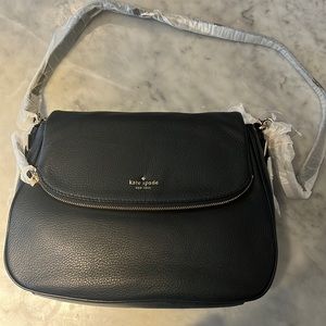 NWT Kate Spade Cobble Hill Devin Shoulder Crossbody Black